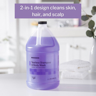 McKesson 53-29001-GL Tearless Shampoo & Body Wash, Lavender Scent, 1 gal Jug, Shampoos & Conditioners (EA/1)