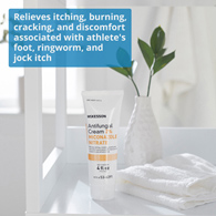 McKesson 53-6391 Miconazole Nitrate Antifungal Cream, 4 oz (Case/12)