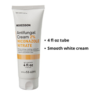McKesson 53-6391 Miconazole Nitrate Antifungal Cream, 4 oz (Tube/1)