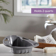 McKesson 56-80245-McKesson Stackable Bedpan, Non-Stick Plastic, Latex-Free, Graphite, Bedpans (CS)