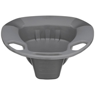 McKesson 56-80245-McKesson Stackable Bedpan, Non-Stick Plastic, Latex-Free, Graphite, Bedpans (CS)