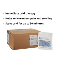 McKesson Deluxe McKesson 59-57C Deluxe Soft Cloth Instant Cold Pack, 5-1/2 x 6-3/4 in, Cold (CS/24)