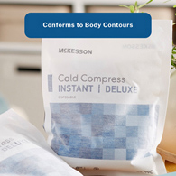McKesson Deluxe McKesson 59-79C Deluxe General Purpose Soft Cloth Disposable Instant Cold Pack, 6.8 x 9 (CS/24)