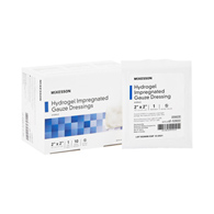 McKesson 61-53022-McKesson Hydrogel Gauze Dressing, 2 x 2 Inch, Impregnated Dressings (BX)