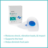 McKesson 611-81107-McKesson Heel Cup, Large / Extra Large, Ankle Braces & Foot Supports (PR)