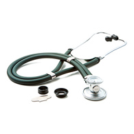 McKesson 641DGMM-Sprague Stethoscope McKesson Green 2-Tube 22 in Tube Double Sided Chestpiece, Binaural Stethoscopes (EA/1)