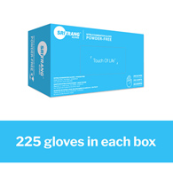 Touch of Life McKesson 7027156-Touch of Life Nitrile Exam Glove, Extra Large, Black (BX/225)