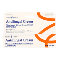 McKesson 70677100001 Foster & Thrive Antifungal Cream, Miconazole Nitrate, 2%, 1 oz (EA/1)