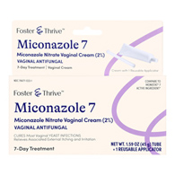 McKesson 70677122201 Foster & Thrive Miconazole Nitrate Vaginal Cream w/ Reusable Applicator (EA/1)