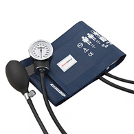 McKesson Premium McKesson 768-11ANMM Premium Pocket Aneroid Sphygmomanometer, Navy Blue, Blood Pressure Units (CS/12)