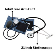 McKesson McKesson 775-660-11ANMM Aneroid Sphygmomanometer/Nurse Stethoscope Kit, Cuff & Stethoscope Sets (EA/1)