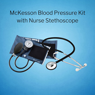 McKesson McKesson 775-660-11ANMM Aneroid Sphygmomanometer/Nurse Stethoscope Kit, Cuff & Stethoscope Sets (EA/1)