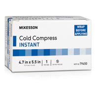 McKesson 79450 Instant Cold Pack, 4-7/10 x 5-1/2 in (CS/50)