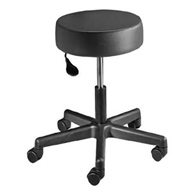 McKesson 81-22500HAM114-McKesson Round Pneumatic Exam Stool, Black, Stools & Step Stools