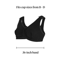 McKesson 83-908BLK-36-McKesson Surgi-Bra II, 36 Inch, Black, Bras