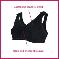 McKesson 83-908BLK-40-McKesson Surgi-Bra II, 40 Inch, Black, Bras