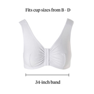 McKesson 83-908W-34-McKesson Surgi-Bra II, 34 Inch, White, Bras