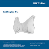 McKesson 83-908W-38-McKesson Surgi-Bra II, 38 Inch, White, Bras