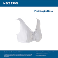 McKesson 83-908W-38-McKesson Surgi-Bra II, 38 Inch, White, Bras