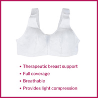 McKesson 83-908W-42-McKesson Surgi-Bra II, 42 Inch, White, Bras