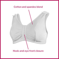 McKesson 83-908W-42-McKesson Surgi-Bra II, 42 Inch, White, Bras