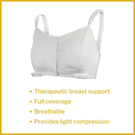 McKesson 83-918-06-McKesson Post-Surgical Bra, 44-46 Inch, Bras