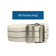 McKesson 856-McKesson White Gait Belt, 60 Inch, Belts (CS) - McKesson White Gait Belt, 60 Inch