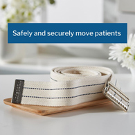 McKesson 856-McKesson White Gait Belt, 60 Inch, Belts