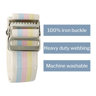 McKesson 857 Pastel Stripe Gait Belt, 60 in (CS/48)