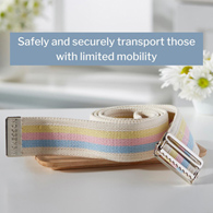 McKesson 857-McKesson Pastel Stripe Gait Belt, 60 Inch, Belts