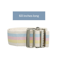 McKesson 857-McKesson Pastel Stripe Gait Belt, 60 Inch, Belts