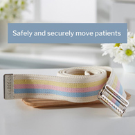 McKesson 858-McKesson Pastel Stripe Gait Belt, 60 Inch, Belts