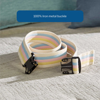 McKesson 859-McKesson Pastel Stripe Gait Belt, 60 Inch, Belts