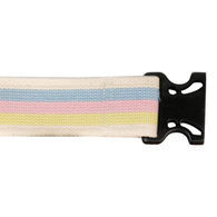 McKesson 859-McKesson Pastel Stripe Gait Belt, 60 Inch, Belts
