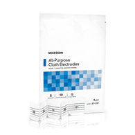 McKesson 87-330-ECG Monitoring Electrode McKesson Snap Connector Conductive Adhesive Gel Cloth Backing Adult (PK/50)