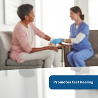 McKesson 87400 Gelling Fiber Wound Dressing, 4 x 4-3/4 in (BX/10)