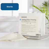 McKesson 87400 Gelling Fiber Wound Dressing, 4 x 4-3/4 in (BX/10)