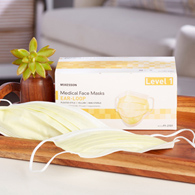 McKesson 91-2101 ASTM Level 1 Medical Face Masks, Yellow (CS/500)