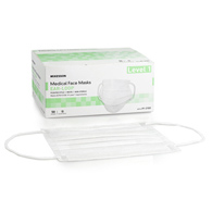 McKesson 91-2103 ASTM Level 1 Medical Face Masks, White (CS/500)