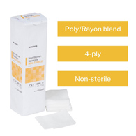 McKesson 92242000 Medi-Pak Non-Sterile Non-Woven Sponges-4000/Case
