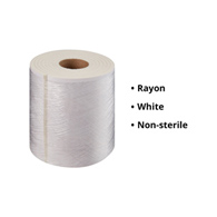 McKesson 9229 White Wool/Rayon Adhesive Orthopedic Felt Roll, 6 in x 2-1/2 yd, Ankle Braces & ft (CS/15)
