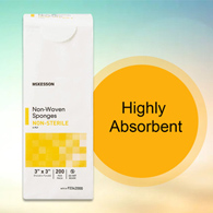 McKesson 93342000 Medi-Pak Non-Sterile Non-Woven Sponges-4000/Case