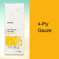 McKesson 93342000 Medi-Pak Non-Sterile Non-Woven Sponges-4000/Case