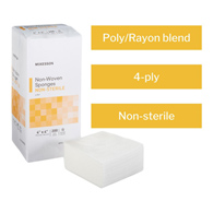 McKesson 94442000 Medi-Pak Non-Sterile Non-Woven Sponges-2000/Case