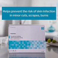 McKesson 987-McKesson Impregnated Swabstick 3 Pack 10% Strength, Applicators & Swabsticks (CS)