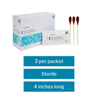McKesson 987-McKesson Impregnated Swabstick 3 Pack 10% Strength, Applicators & Swabsticks (CS)