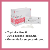 McKesson 988-McKesson Impregnated Swabstick, 70% Isopropyl Alcohol, Applicators & Swabsticks (BX)