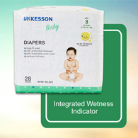 McKesson BD-SZ3-McKesson Baby Diapers, Size 3, Baby Diapers (CS) - McKesson Baby Diapers, Size 3