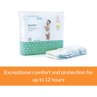 McKesson BD-SZ4-McKesson Baby Diaper, Size 4, Baby Diapers (BG) - McKesson Baby Diaper, Size 4