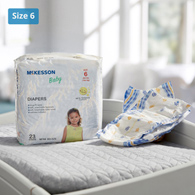 McKesson BD-SZ6-McKesson Baby Diaper, Size 6, Baby Diapers (BG) - McKesson Baby Diaper, Size 6